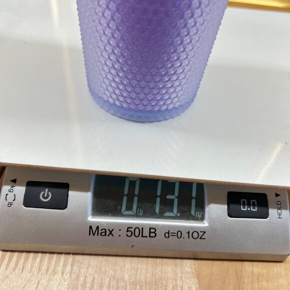 Starbucks Studded Tumbler Ombre Purple Blue Gradient 24 oz NWT - Picture 10 of 11